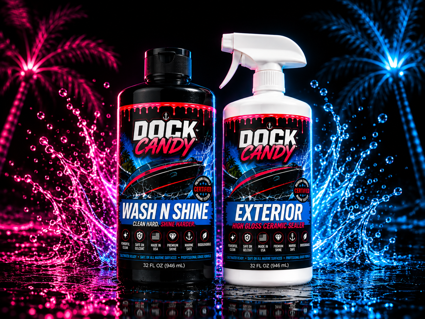 Dock Candy Wash N Shine and Exterior High Gloss Ceramic Sealer